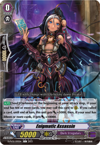 (199) Cardfight Vanguard History Collection Single: Enigmatic Assassin [P-Format]  Common