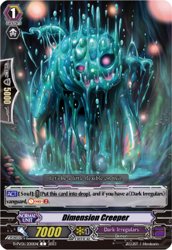 (200) Cardfight Vanguard History Collection Single: Dimension Creeper [P-Format]  Common