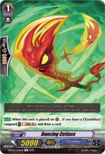 (206) Cardfight Vanguard History Collection Single: Dancing Cutlass [P-Format]  Common