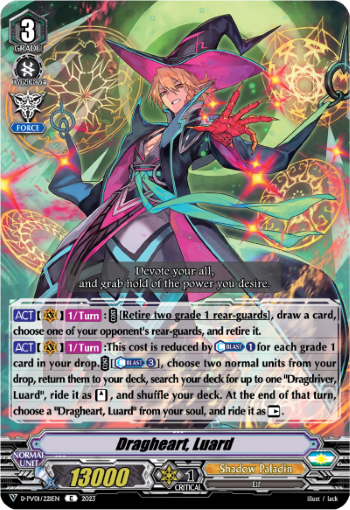 (221) Cardfight Vanguard History Collection Single: Dragheart, Luard [V-Format]  Common