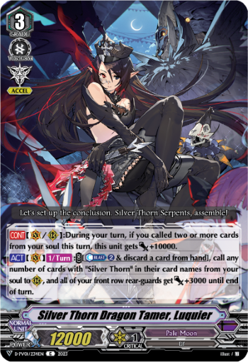 (234) Cardfight Vanguard History Collection Single: Silver Thorn Dragon Tamer, Luquier [V Format]  Common