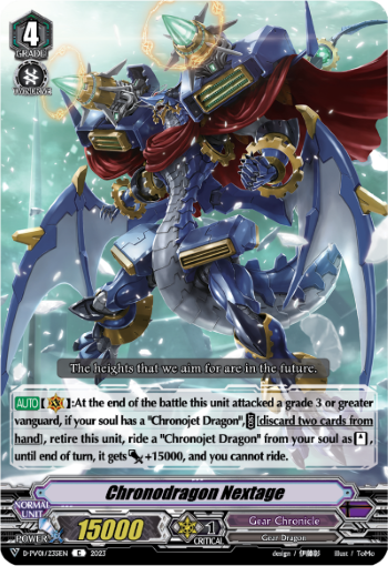 (235) Cardfight Vanguard History Collection Single: Chronodragon Nextage [V Format]  Common