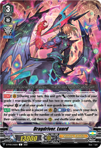 (245) Cardfight Vanguard History Collection Single: Dragdriver, Luard [V Format]  Common