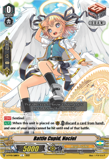 (268) Cardfight Vanguard History Collection Single: Battle Cupid, Nociel [V Format]  Common