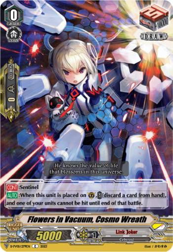 (279) Cardfight Vanguard History Collection Single: Flowers in Vacuum, Cosmo Wreath [V Format]  Common