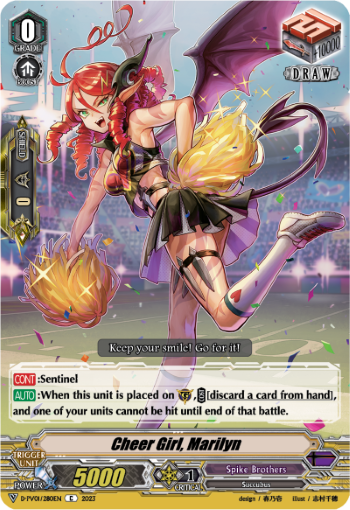 (280) Cardfight Vanguard History Collection Single: Cheer Girl, Marilyn [V Format]  Common