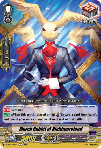 (281) Cardfight Vanguard History Collection Single: March Rabbit of Nightmareland [V Format]  Common