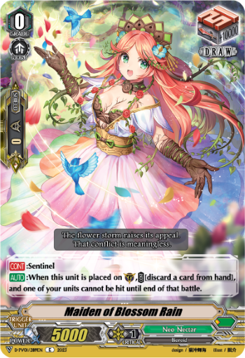 (289) Cardfight Vanguard History Collection Single: Maiden of Blossom Rain [V Format]  Common