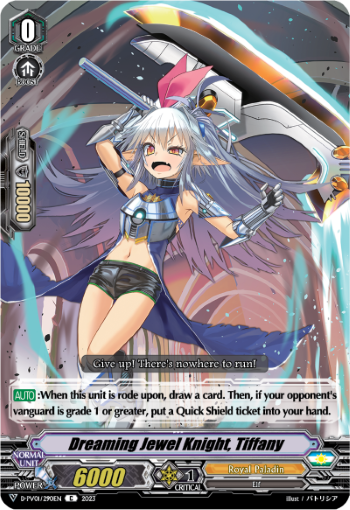 (290) Cardfight Vanguard History Collection Single: Dreaming Jewel Knight, Tiffany [V-Format]  Common