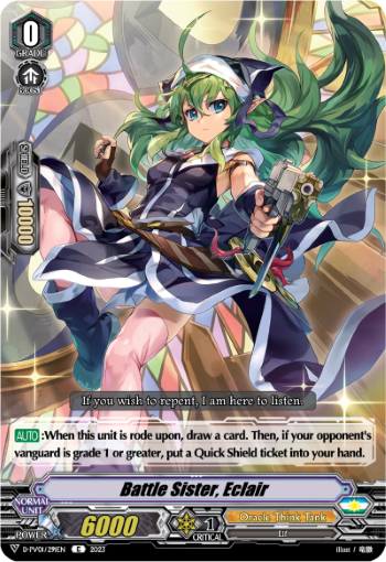 (291) Cardfight Vanguard History Collection Single: Battle Sister, Eclair [V-Format]  Common