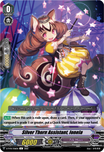 (306) Cardfight Vanguard History Collection Single: Silver Thorn Assistant, Ionela [V Format]  Common