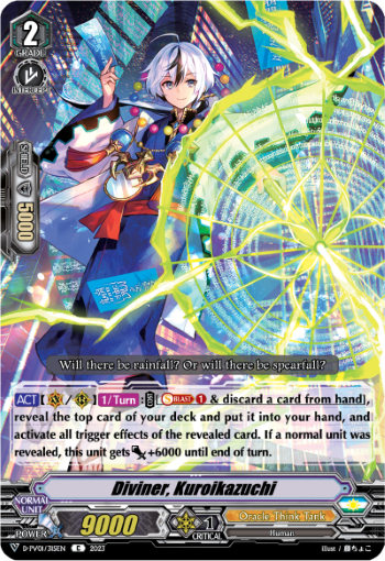 (315) Cardfight Vanguard History Collection Single: Diviner, Kuroikazuchi [V Format]  Common