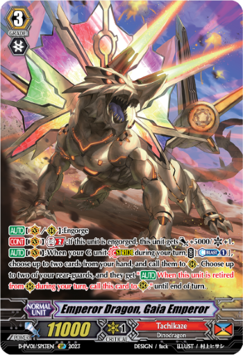 (SP13) Cardfight Vanguard History Collection Single: Emperor Dragon, Gaia Emperor [P-Format] (V.2 - Special Parallel)  Special Parallel