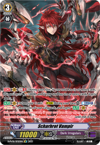 (SP20) Cardfight Vanguard History Collection Single: Scharhrot Vampir [P-Format] (V.2 - Special Parallel)  Special Parallel