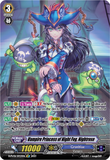 (SP23) Cardfight Vanguard History Collection Single: Vampire Princess of Night Fog, Nightrose [P-Format] (V.2 - Special Parallel)  Special Parallel