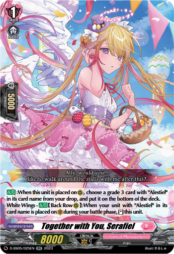 (025) Cardfight Vanguard Festival Booster 2023 Single: Together with You, Serafiel [D-Format]  Double Rare