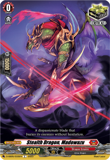 (033) Cardfight Vanguard Festival Booster 2023 Single: Stealth Dragon, Madowazu [D-Format]  Common
