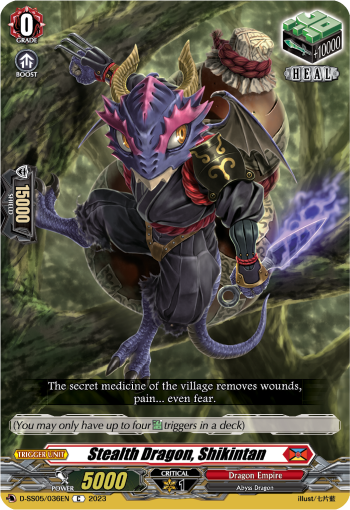 (036) Cardfight Vanguard Festival Booster 2023 Single: Stealth Dragon, Shikintan [D-Format]  Common