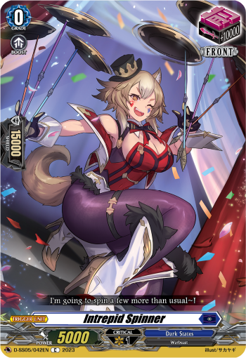 (042) Cardfight Vanguard Festival Booster 2023 Single: Intrepid Spinner [D-Format]  Common