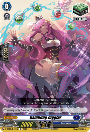 (043) Cardfight Vanguard Festival Booster 2023 Single: Gambling Juggler [D-Format]  Common