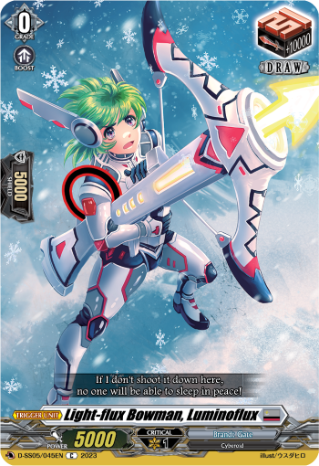 (045) Cardfight Vanguard Festival Booster 2023 Single: Light-flux Bowman, Luminoflux [D-Format]  Common