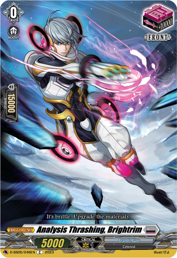 (046) Cardfight Vanguard Festival Booster 2023 Single: Analysis Thrashing, Brightrim [D-Format]  Common