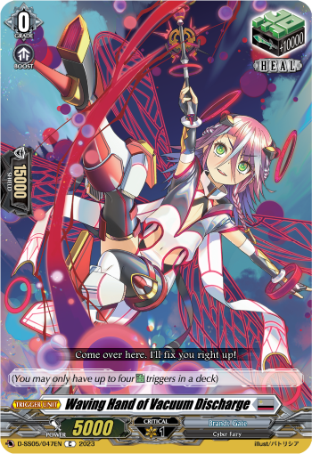 (047) Cardfight Vanguard Festival Booster 2023 Single: Waving Hand of Vacuum Discharge [D-Format]  Common