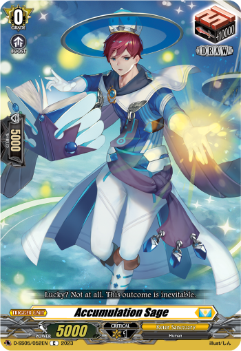 (052) Cardfight Vanguard Festival Booster 2023 Single: Accumulation Sage [D-Format]  Common