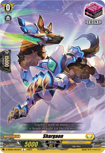 (053) Cardfight Vanguard Festival Booster 2023 Single: Shargaon [D-Format]  Common