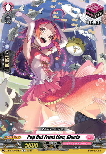 (064) Cardfight Vanguard Festival Booster 2023 Single: Pop Out Front Line, Gisela [D-Format]  Common