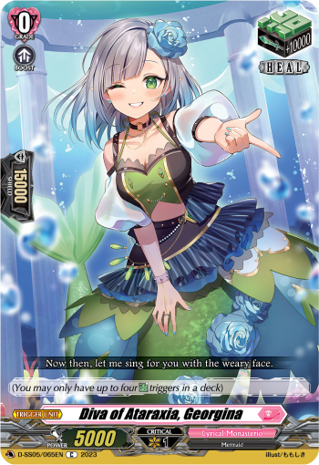 (065) Cardfight Vanguard Festival Booster 2023 Single: Diva of Ataraxia, Georgina [D-Format]  Common