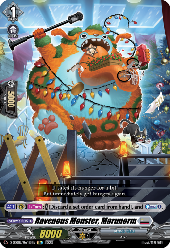 (Re15) Cardfight Vanguard Festival Booster 2023 Single: Ravenous Monster, Marunorm [D Format]  Feature Rare
