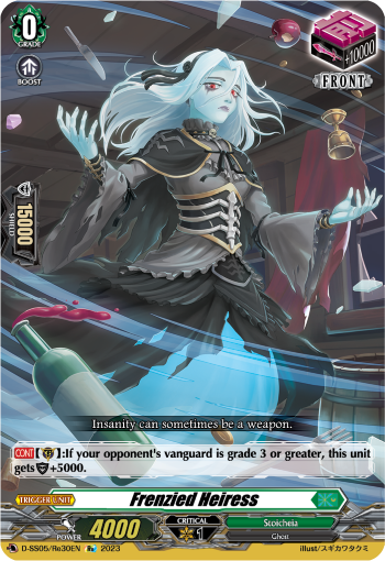 (Re30) Cardfight Vanguard Festival Booster 2023 Single: Frenzied Heiress [D Format]  Feature Rare