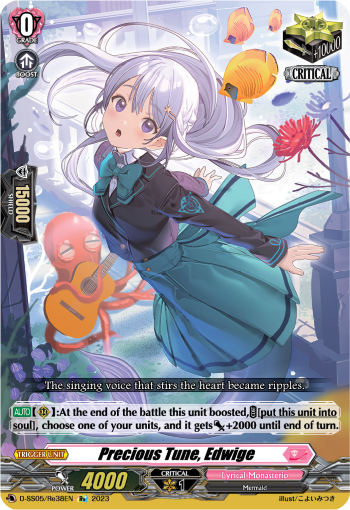 (Re38) Cardfight Vanguard Festival Booster 2023 Single: Precious Tune, Edwige [D Format]  Feature Rare