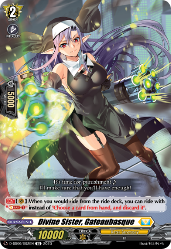 (002) Cardfight Vanguard Stand Up Deckset Gramgrace Single: Divine Sister, Gateaubasque [D-Format]  Trial Deck