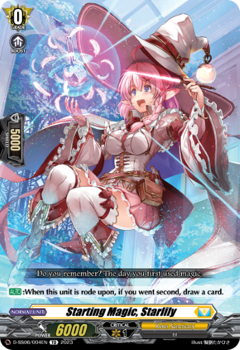 (004) Cardfight Vanguard Stand Up Deckset Gramgrace Single: Starting Magic, Starlily [D-Format]  Trial Deck