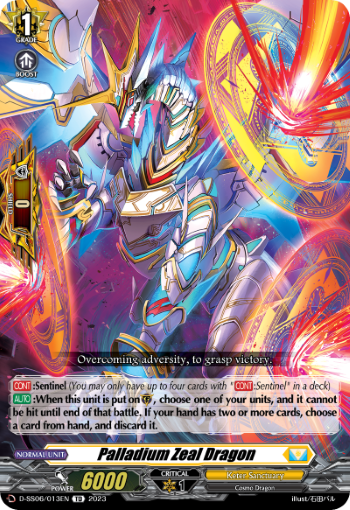 (013) Cardfight Vanguard Stand Up Deckset Gramgrace Single: Palladium Zeal Dragon [D Format]  Trial Deck