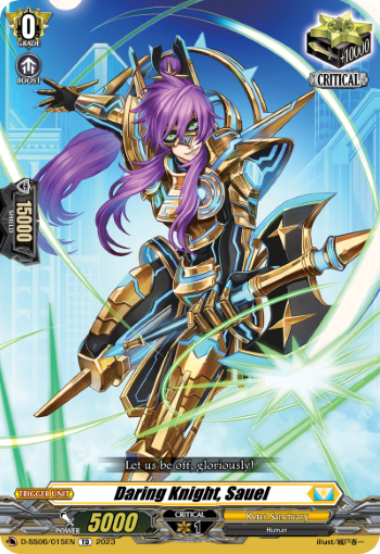 (015) Cardfight Vanguard Stand Up Deckset Gramgrace Single: Daring Knight, Sauel [D Format]  Trial Deck