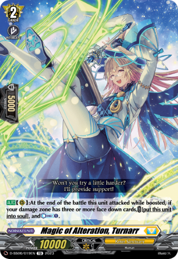 (019) Cardfight Vanguard Stand Up Deckset Gramgrace Single: Magic of Alteration, Turnarr [D Format]  Trial Deck