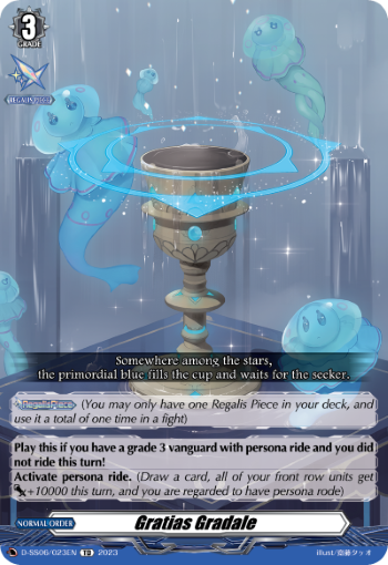 (023) Cardfight Vanguard Stand Up Deckset Gramgrace Single: Gratias Gradale [D Format]  Trial Deck