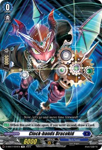 (004) Cardfight Vanguard Stand Up Deckset Favrneel Single: Clock-hands Dracokid [D-Format]  Trial Deck
