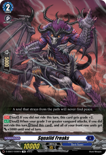 (009) Cardfight Vanguard Stand Up Deckset Favrneel Single: Squalid Freaks [D Format]  Trial Deck