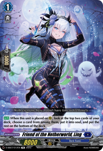 (012) Cardfight Vanguard Stand Up Deckset Favrneel Single: Friend of the Netherworld, Ling [D Format]  Trial Deck