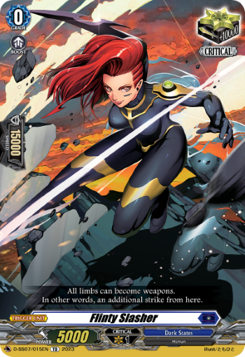 (015) Cardfight Vanguard Stand Up Deckset Favrneel Single: Flinty Slasher [D Format]  Trial Deck