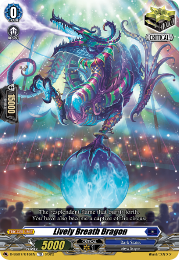 (016) Cardfight Vanguard Stand Up Deckset Favrneel Single: Lively Breath Dragon [D Format]  Trial Deck