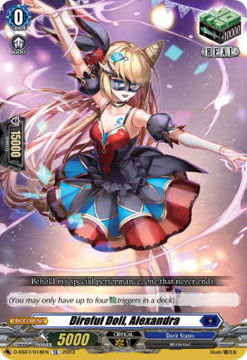 (018) Cardfight Vanguard Stand Up Deckset Favrneel Single: Direful Doll, Alexandra [D Format]  Trial Deck