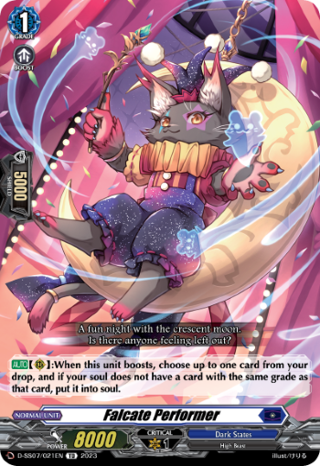 (021) Cardfight Vanguard Stand Up Deckset Favrneel Single: Falcate Performer [D Format]  Trial Deck