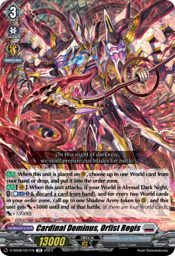 (001) Cardfight Vanguard Stand Up Deckset Orfist Single: Cardinal Dominus, Orfist Regis [D Format]  Trial Deck