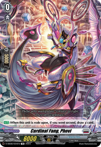 (004) Cardfight Vanguard Stand Up Deckset Orfist Single: Cardinal Fang, Phovi [D Format]  Trial Deck
