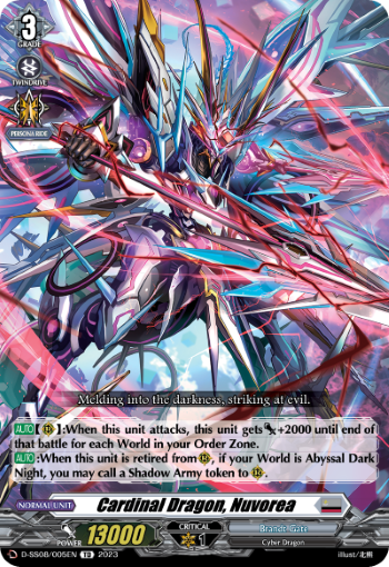 (005) Cardfight Vanguard Stand Up Deckset Orfist Single: Cardinal Dragon, Nuvorea [D Format]  Trial Deck